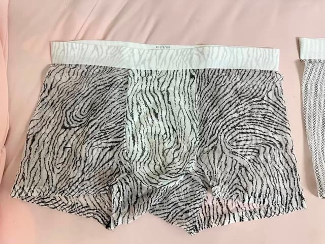 leopard/zebra brief